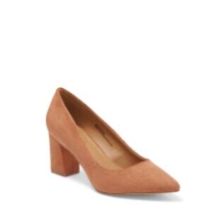 Abound Tan Block Heel Pumps
